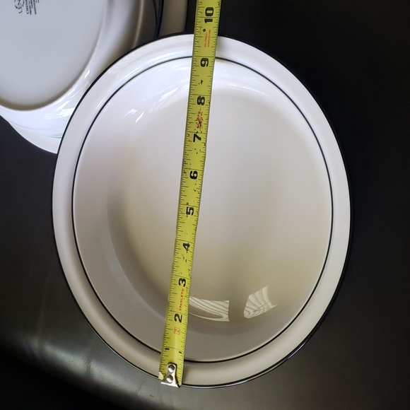 Lenox Chinastone Midnight Blossoms 9" Vegetable Bowls - Picture 8 of 10